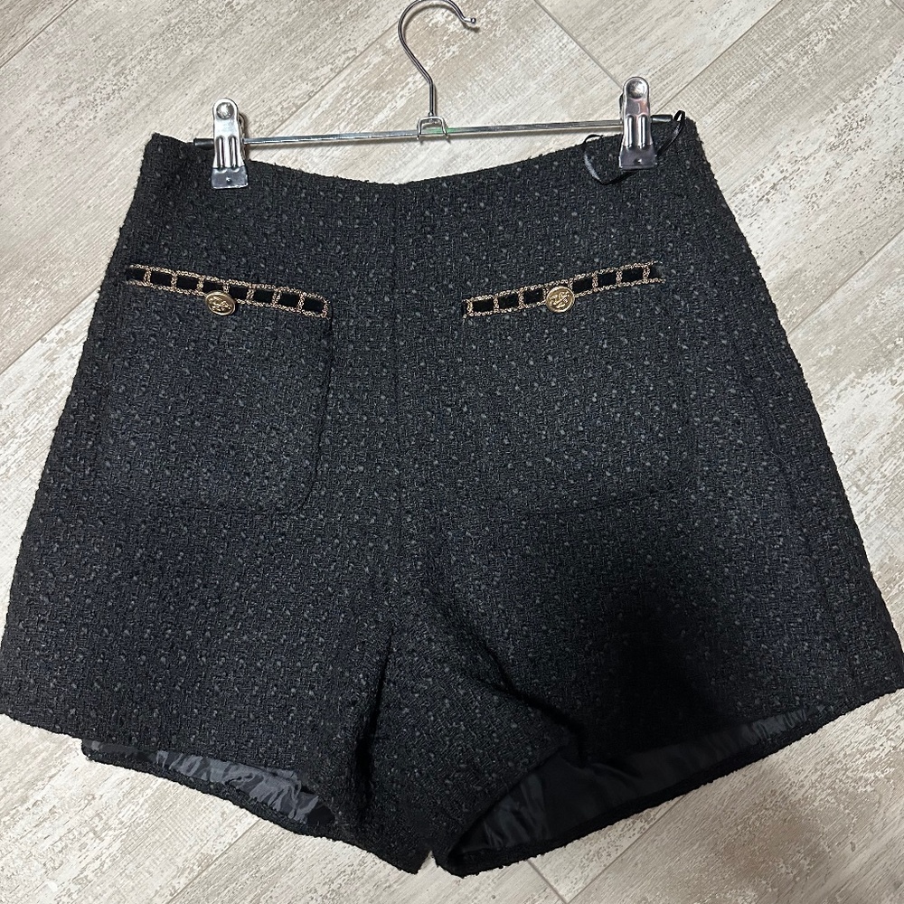 Black dress shorts